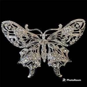 Crystal Butterfly Pin/Brooch 🦋